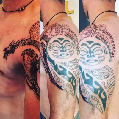Tattoo épaule maori